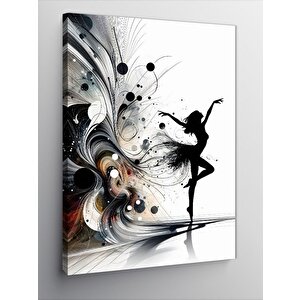 Kanvas Tablo Dans Eden Kadın Ve Desenler 50x70 cm