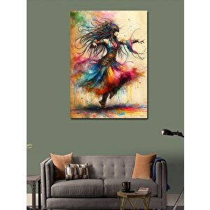 Kanvas Tablo Dans Eden Kadın 100x140 cm