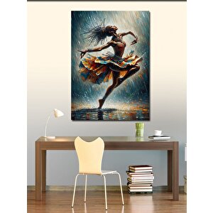 Kanvas Tablo Dans Eden Afrikalı Kadın 70x100 cm