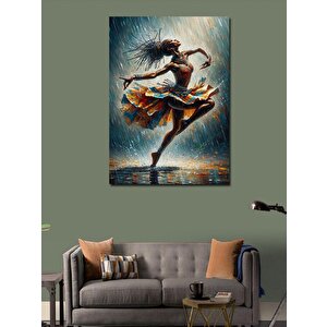 Kanvas Tablo Dans Eden Afrikalı Kadın 70x100 cm