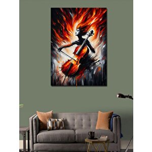 Kanvas Tablo Ateş Dansı 100x140 cm