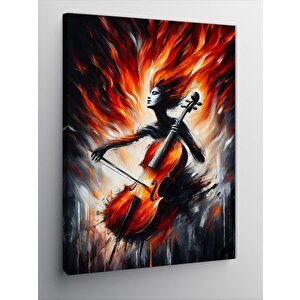 Kanvas Tablo Ateş Dansı