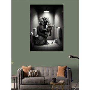 Kanvas Tablo Tuvalette Fil 70x100 cm