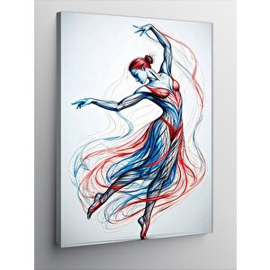 Kanvas Tablo Dans Eden Kadın 100x140 cm