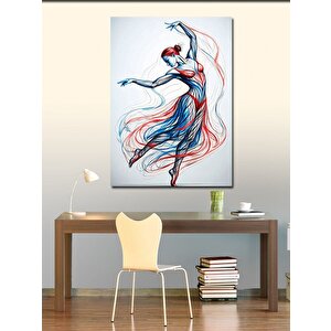Kanvas Tablo Dans Eden Kadın 100x140 cm
