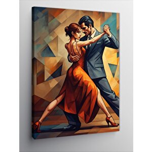 Kanvas Tablo Dans Eden Çift