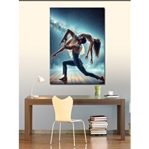 Kanvas Tablo Dans Eden Kadın Ve Erkek 100x140 cm