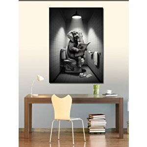 Kanvas Tablo Tuvalette Fil 70x100 cm