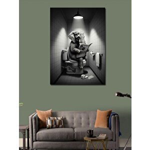 Kanvas Tablo Tuvalette Fil 70x100 cm