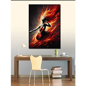 Kanvas Tablo Kırmızı Dansçı 70x100 cm