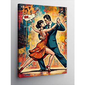 Kanvas Tablo Sokak Dansı 100x140 cm