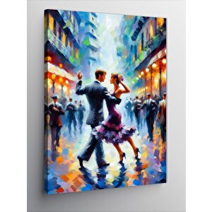 Kanvas Tablo Dans Eden Çift 100x140 cm