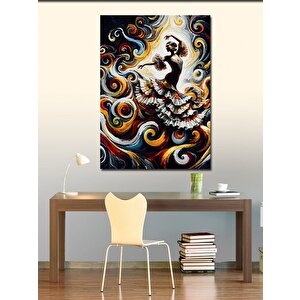 Kanvas Tablo Dans Eden İspanyol Kızı 70x100 cm