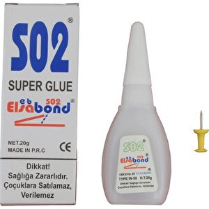 S02 Süper Yapıştırıcı Sıvı Japon Yapıştırıcı 20 Gr