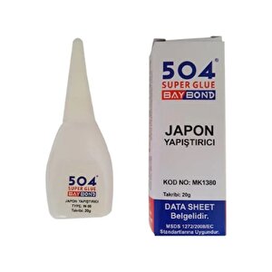 Japon Yapıştırıcısı 504 20 Gr 1 Adet
