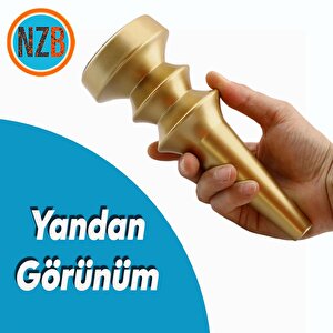(4 Adet) Mobilya Yükseltici Kanepe Koltuk Tv Ünitesi Baza Ayağı Zigon Orta Sehpası Ayak 20 Cm Mat Altın