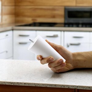Mobilya Yükseltici Sehpa Kanepe Tv Ünitesi Koltuk Ayağı Baza Ayakları Beyaz Düz Plastik Ayak 14 Cm