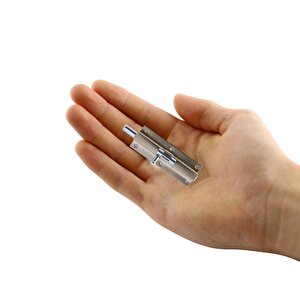 Metal Küçük Mavzer Sürgü Sürgülü Sürgüsü Kilit Saten 25x70 Mm Kapı Pencere Emniyet Kilidi
