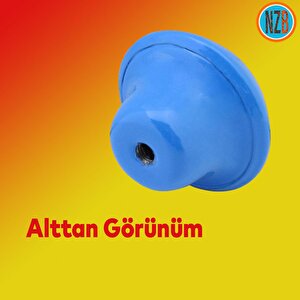 10 Adet Düğme Kulp Mobilya Mutfak Çekmece Dolap Kapak Kulpu Kulbu Mavi Metal Kulp