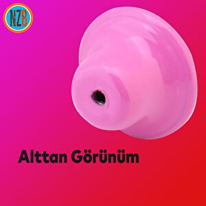 10 Adet Mobilya Kulp Mutfak Çekmece Dolap Kapak Kulpu Kulbu Pembe Metal Kulp