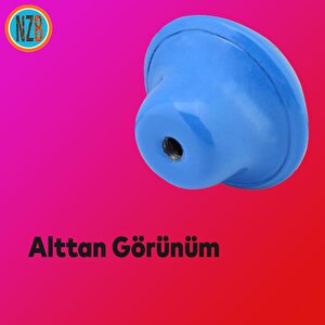 10 Adet Düğme Kulp Mutfak Çekmece Bebek Çocuk Genç Odası Dolap Kapak Kulpu Kulbu Mavi Metal Kulp