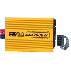 Tam Sinüs Şarjlı Ekranlı İnverter 2000 Watt12 Volt İnvertör
