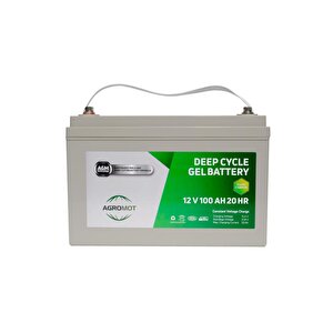 Agromot 12v 100 Ah Jel Akü Deep Cycle Nano Carbon Agm Battery