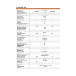 Uretech 10.2kva 10.2kw 10200 Watt Tam Sinüs Akıllı Mppt 160a (55-450vdc) İnverter 48vdc-220vac 11kw İnvertör