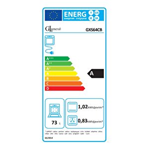 Gl General Azure Glf 64cb 10f Steamart Buhar Destekli Pişirme Beyaz Ankastre Fırın