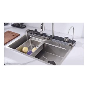 Gl General Glpr 7546 Dijital Premium Silver Inox Akıllı Şelale Eviye