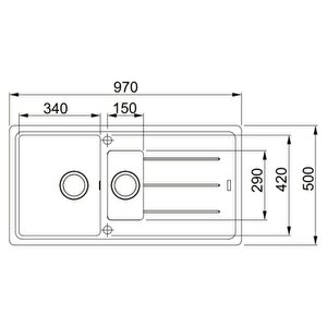 Franke Basis Bfg 651 Avena Granit Eviye-active Plus Doccia 2.0 Batarya Seti