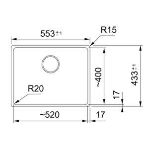 Mrg 110-52 Oyster Eviye