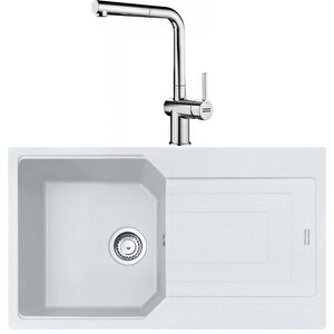 Urban Ubg 611-86 Bianco Granit Eviye-active Plus Doccia Krom 2.0 Batarya Seti