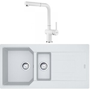 Urban Ubg 651-100 Bianco Granit Eviye-active Plus Doccia 2.0 Batarya Seti