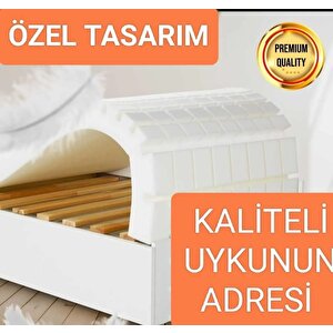 160x200x12 Cm Ikea Di̇van Uyumlu Katlanir Ortopedi̇k Sünger Yatak (80x200))
