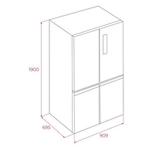 Teka Rmf 77960 Eu Dark Ss Solo Buzdolabı