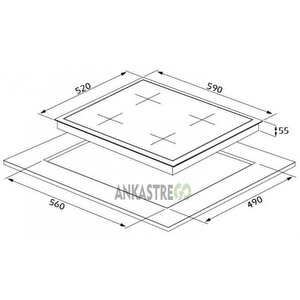 Silverline Bo6502x02 - Cs5335b01 Siyah Ankastre Set