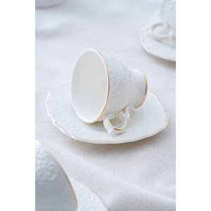 Angela 6 Kişilik Kahve Fincanı Takımı - 90 Ml