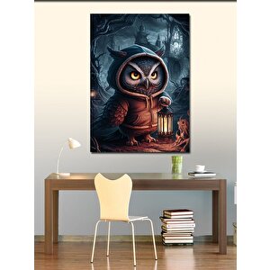 Kanvas Tablo Gece Ve Baykuş 70x100 cm