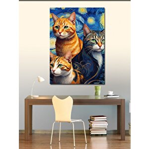 Kanvas Tablo Van Gogh Kedileri