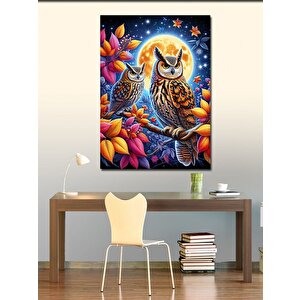 Kanvas Tablo Uykucu Baykuş 70x100 cm