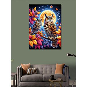Kanvas Tablo Uykucu Baykuş 70x100 cm