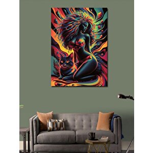Kanvas Tablo Sevimli Baykuş Yavrusu 100x140 cm