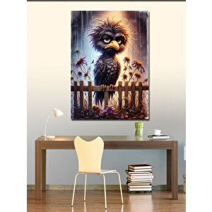 Kanvas Tablo Şaşkın Baykuş 70x100 cm