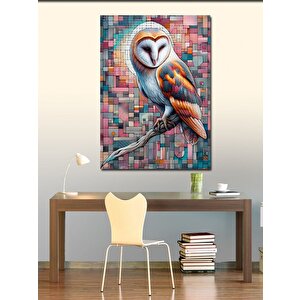 Kanvas Tablo Daldaki Baykuş 70x100 cm