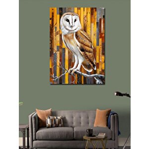 Kanvas Tablo Daldaki Baykuş 70x100 cm