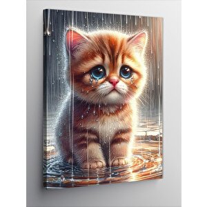 Kanvas Tablo Minik Kedi