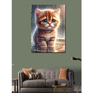 Kanvas Tablo Minik Kedi