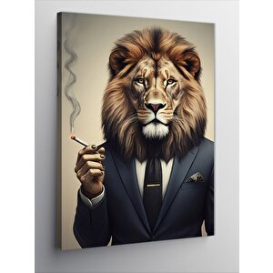 Kanvas Tablo Asil Kedi 100x140 cm