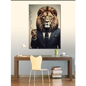 Kanvas Tablo Asil Kedi 100x140 cm